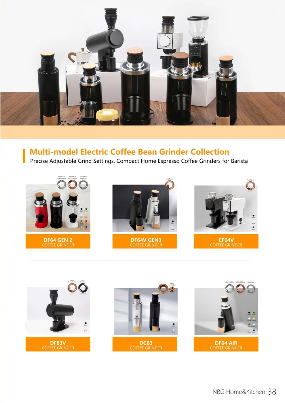 Electric coffee grinder collection