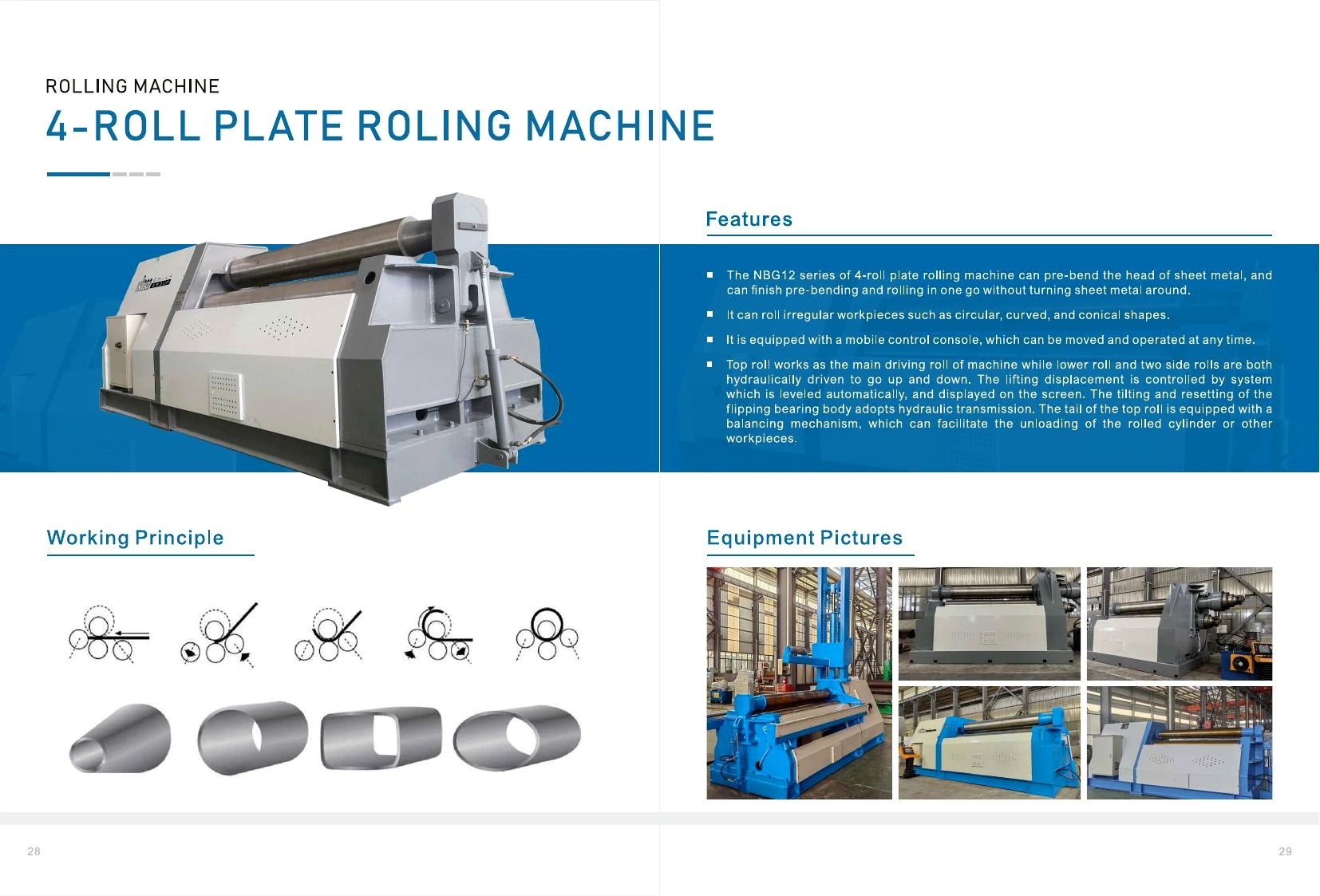 Four-Roll Plate Rolling Machine catalog reference